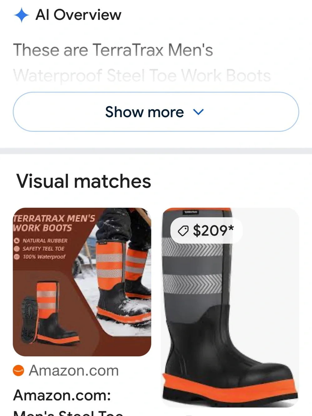 Dolce Vita Kids High-Vis Orange and Black Rain Boots